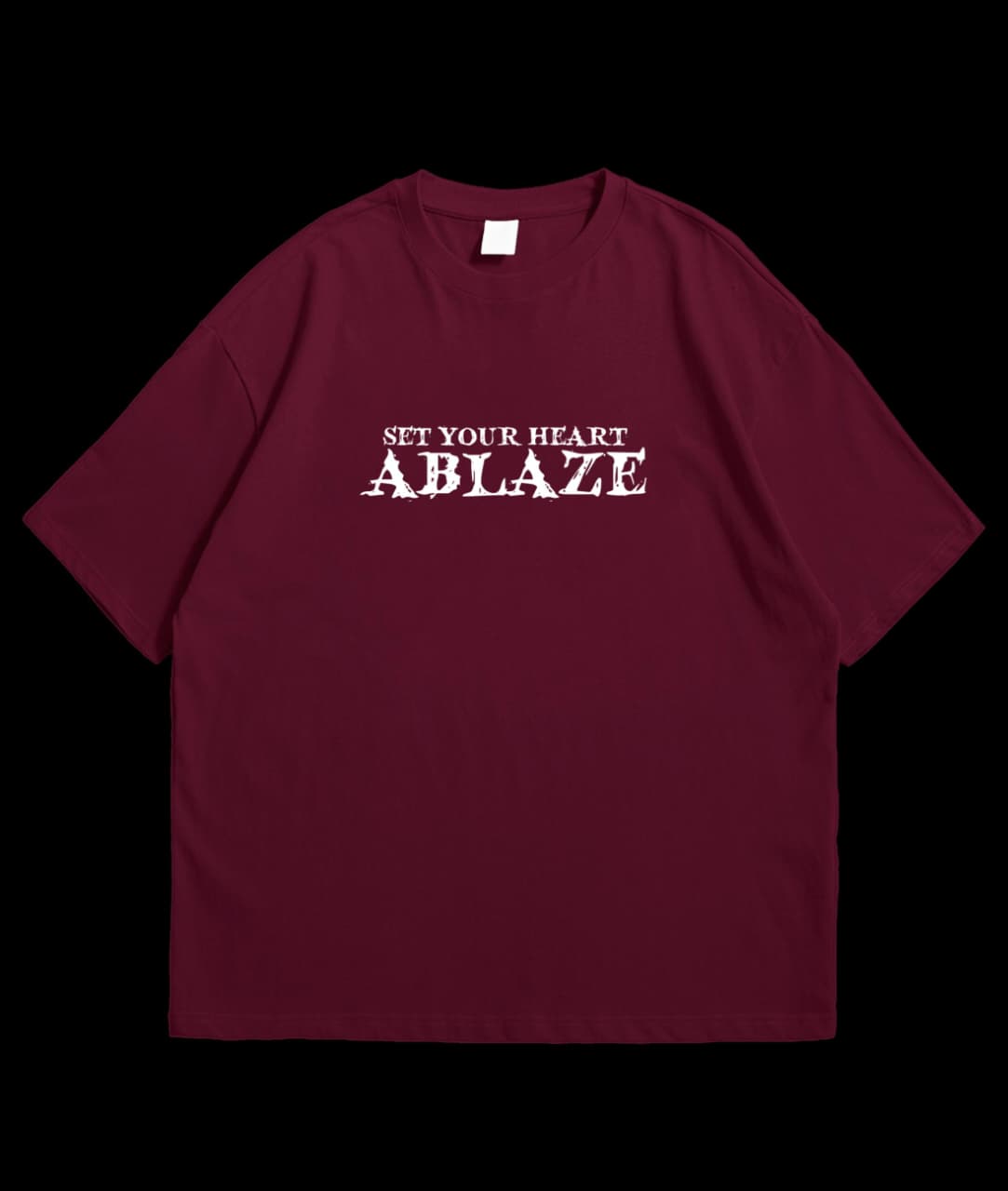 Set Your Heart Ablaze – Glow in Dark Tee