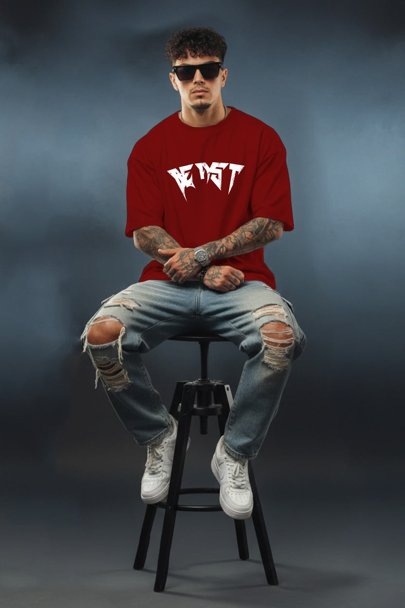 Unleash Your Inner Beast: Premium Oversized Tee