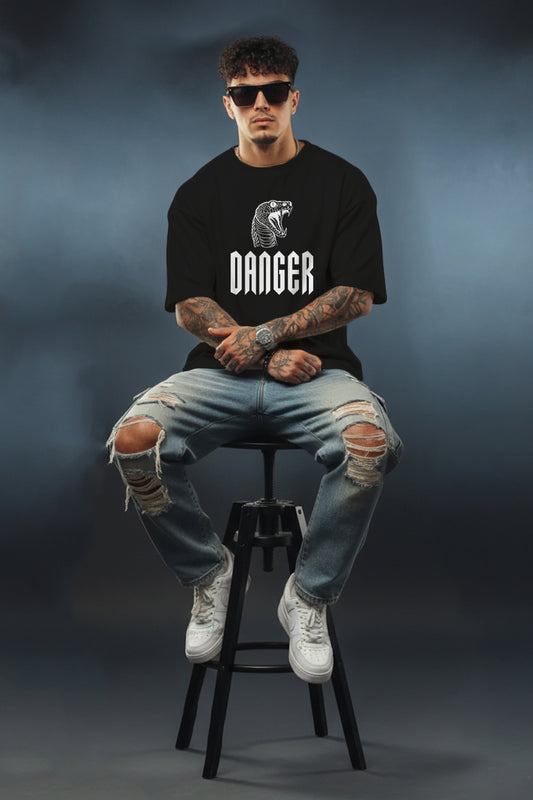 Bold Snake Graphic Tee- DANGER Edition
