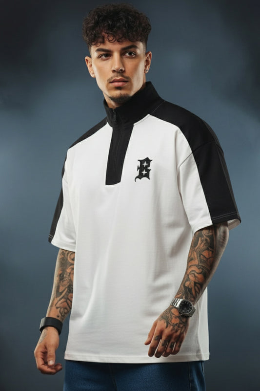 Bellatins Signature Contrast Zip Tee β VIP Edition