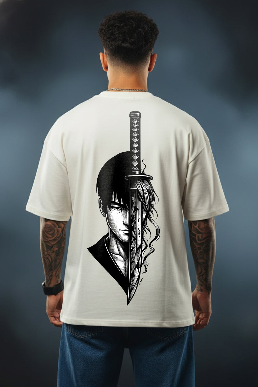 Warrior Katana Graphic T-Shirt
