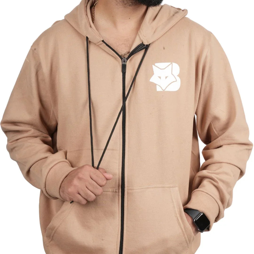 Essential Zipper Cotton Hoodie – Comfort Meets Style