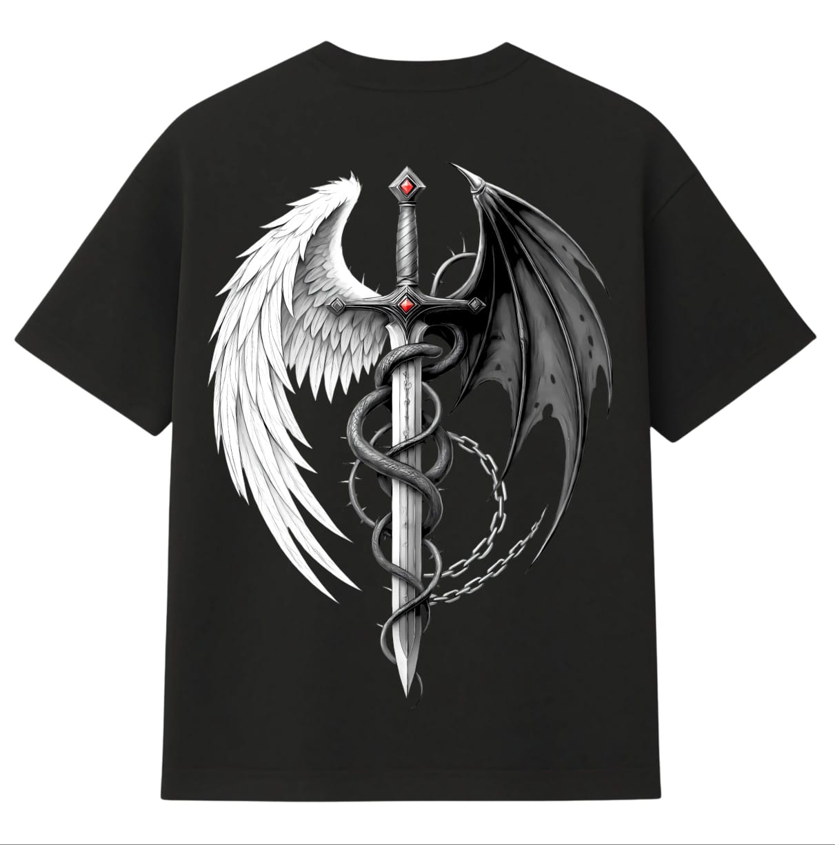 Heaven & Hell Oversized T-Shirt