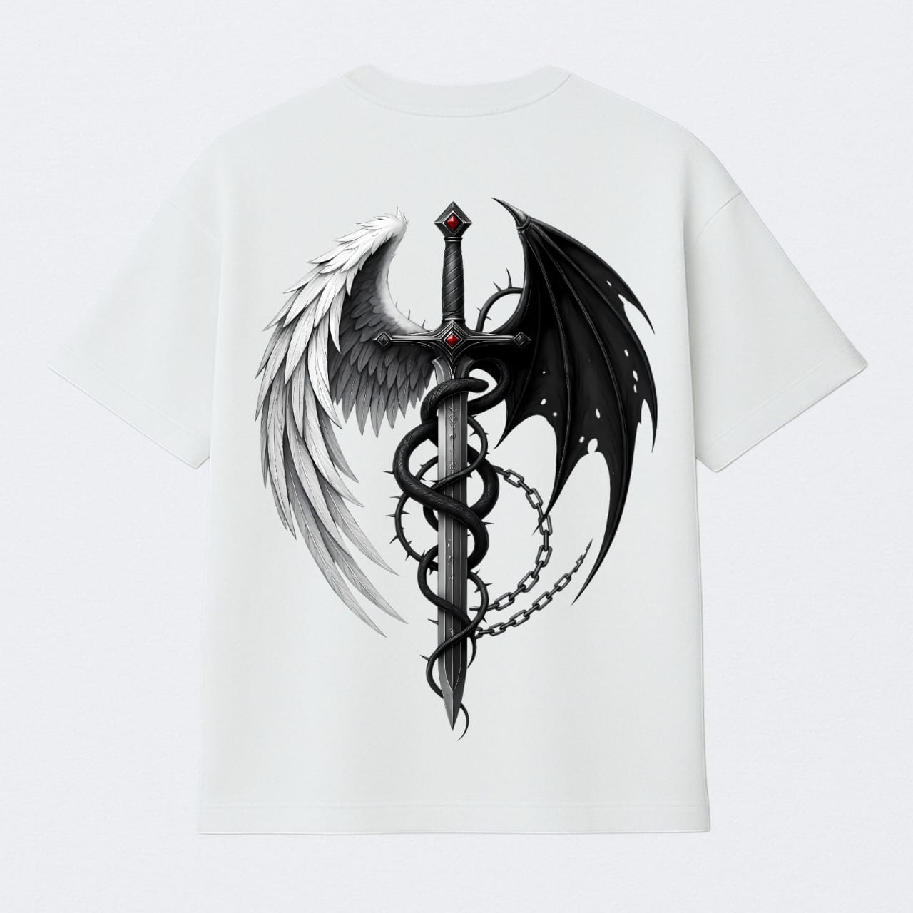 Heaven & Hell Oversized T-Shirt