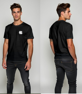 Black Premium Cotton Oversized T-Shirt