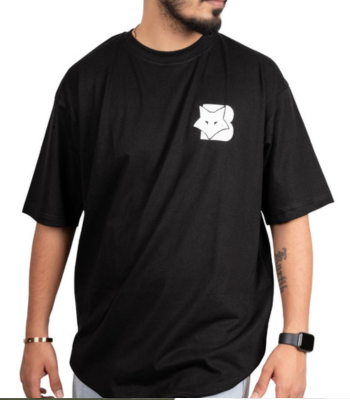 Black Premium Cotton Oversized T-Shirt