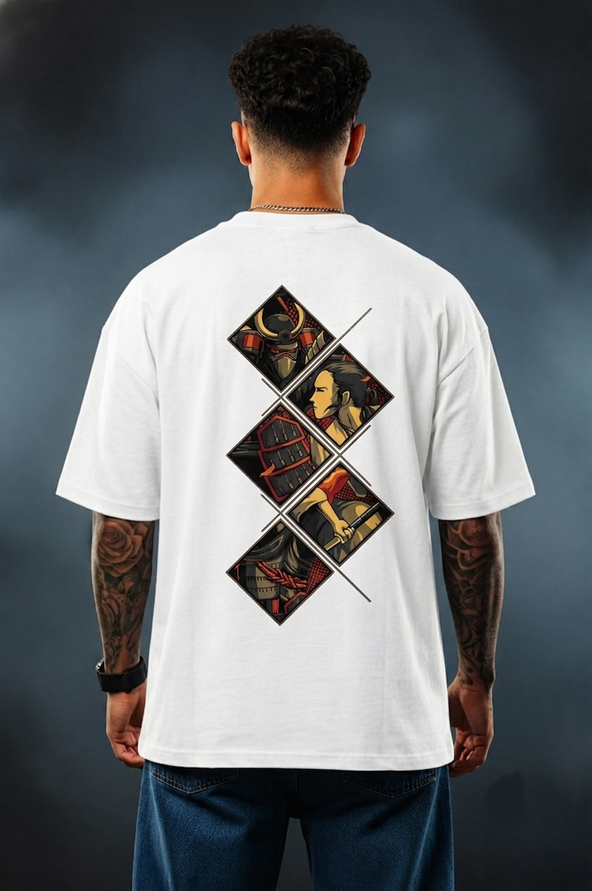 Bellatins Samurai Oversized T-Shirt –Premium Cotton Streetwear