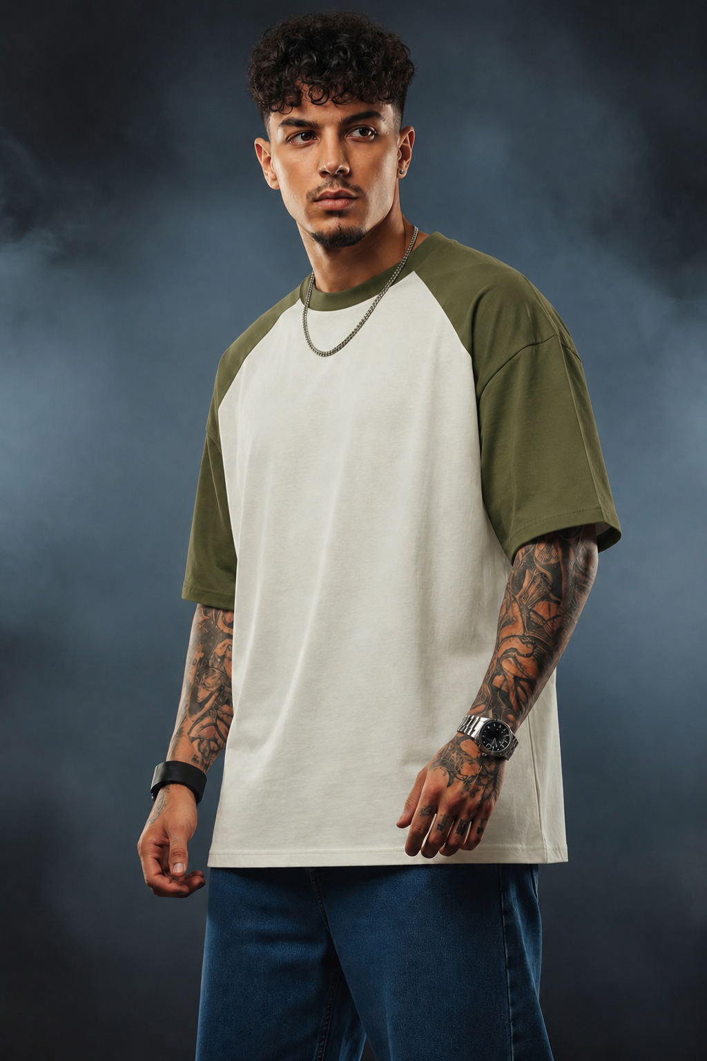 Raglan Oversized T-Shirt | Premium Cotton Casual Tee | Bellatins