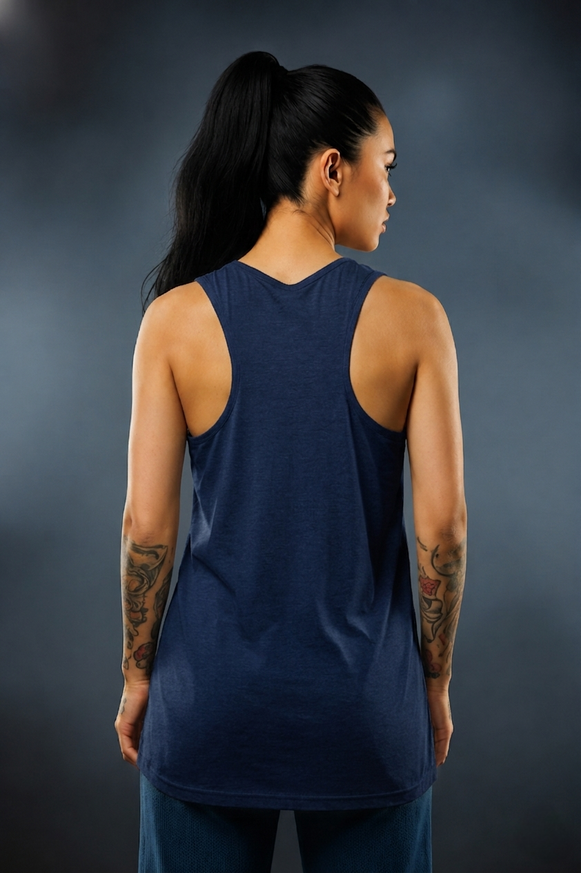 Women’s Racerback Tank Top | Pure Cotton Sleeveless Gym & Casual Wear