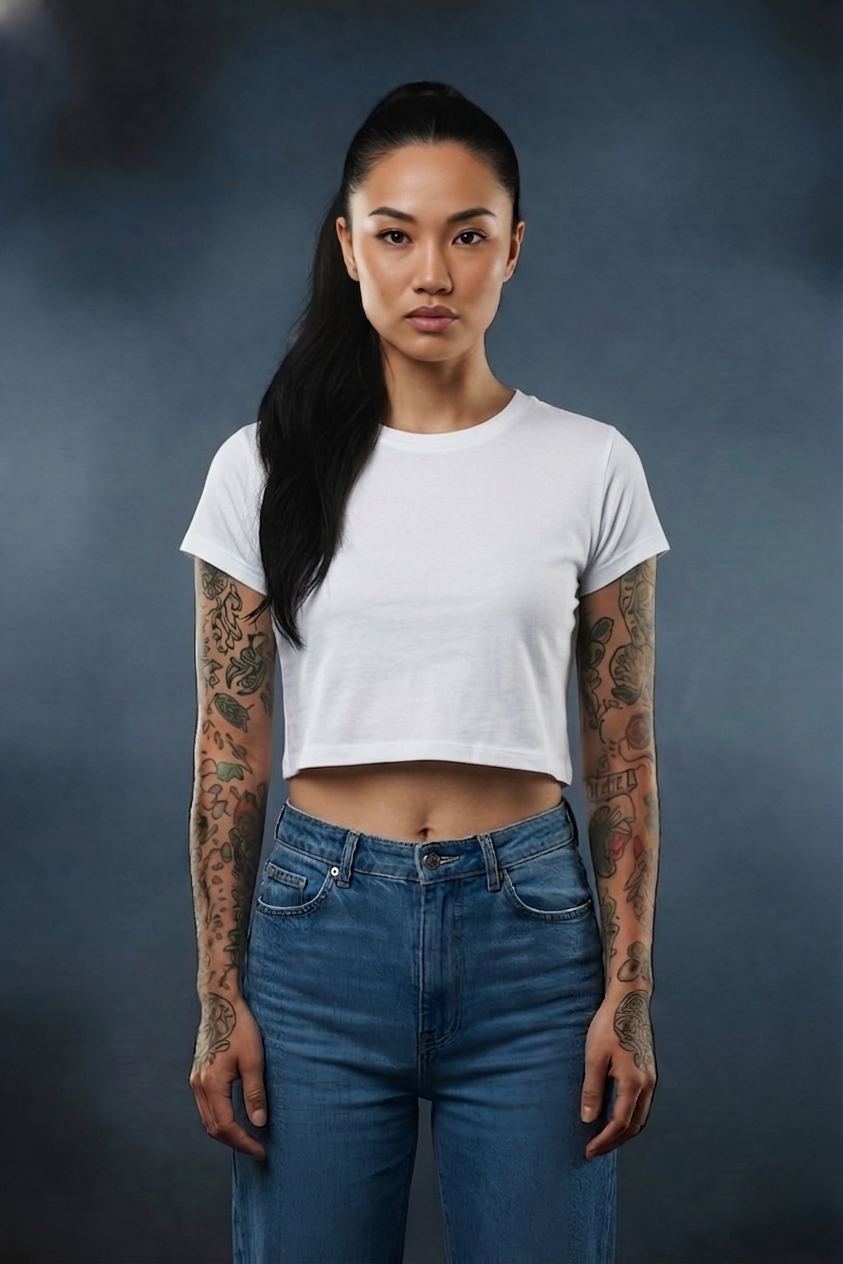 Women’s Plain Crop Tops Collection – Solid Colors Everyday Stylish Crop Tees