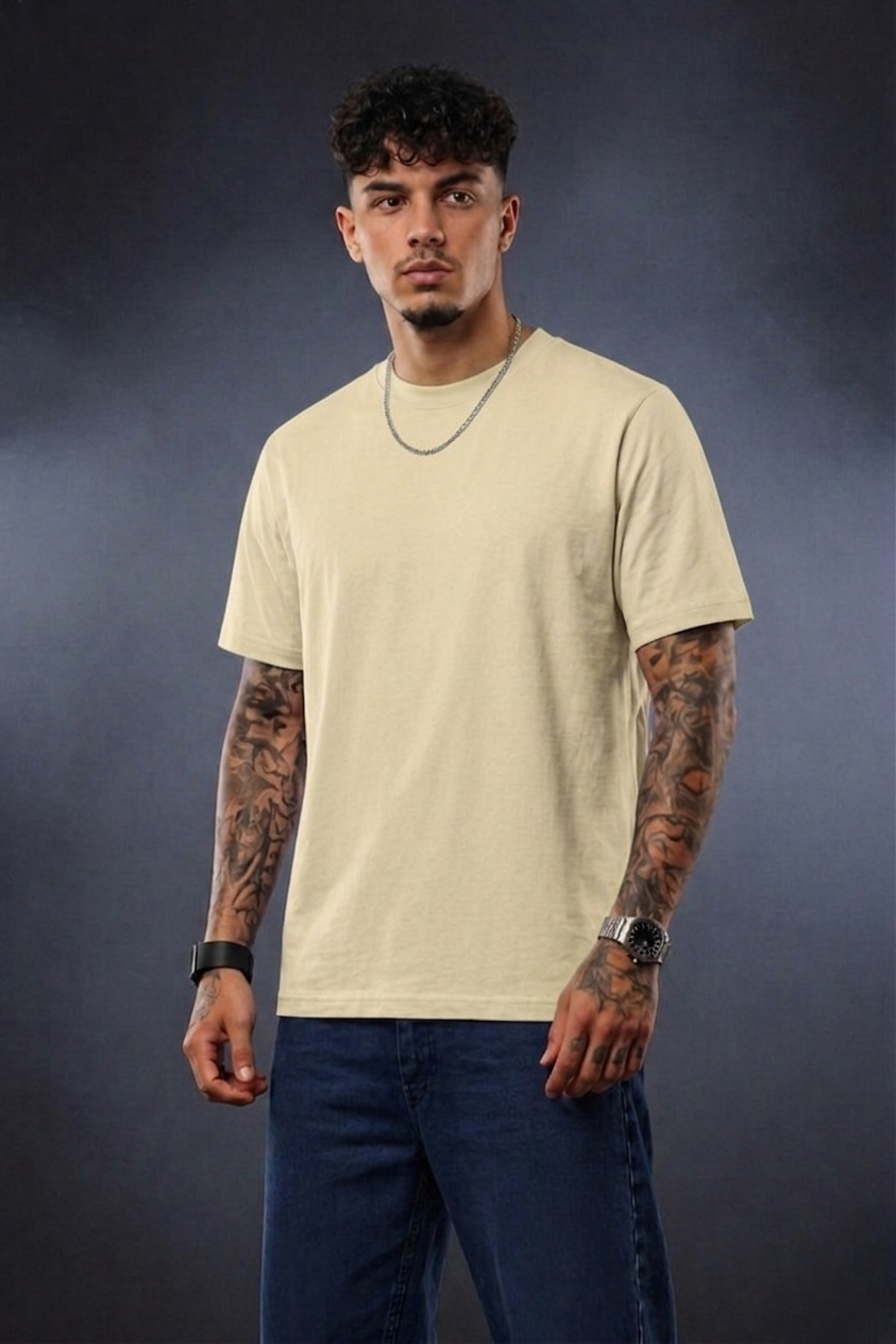 UNISEX SUPIMA COTTON T-Shirt for Men & Women | Premium Soft Crew Neck |