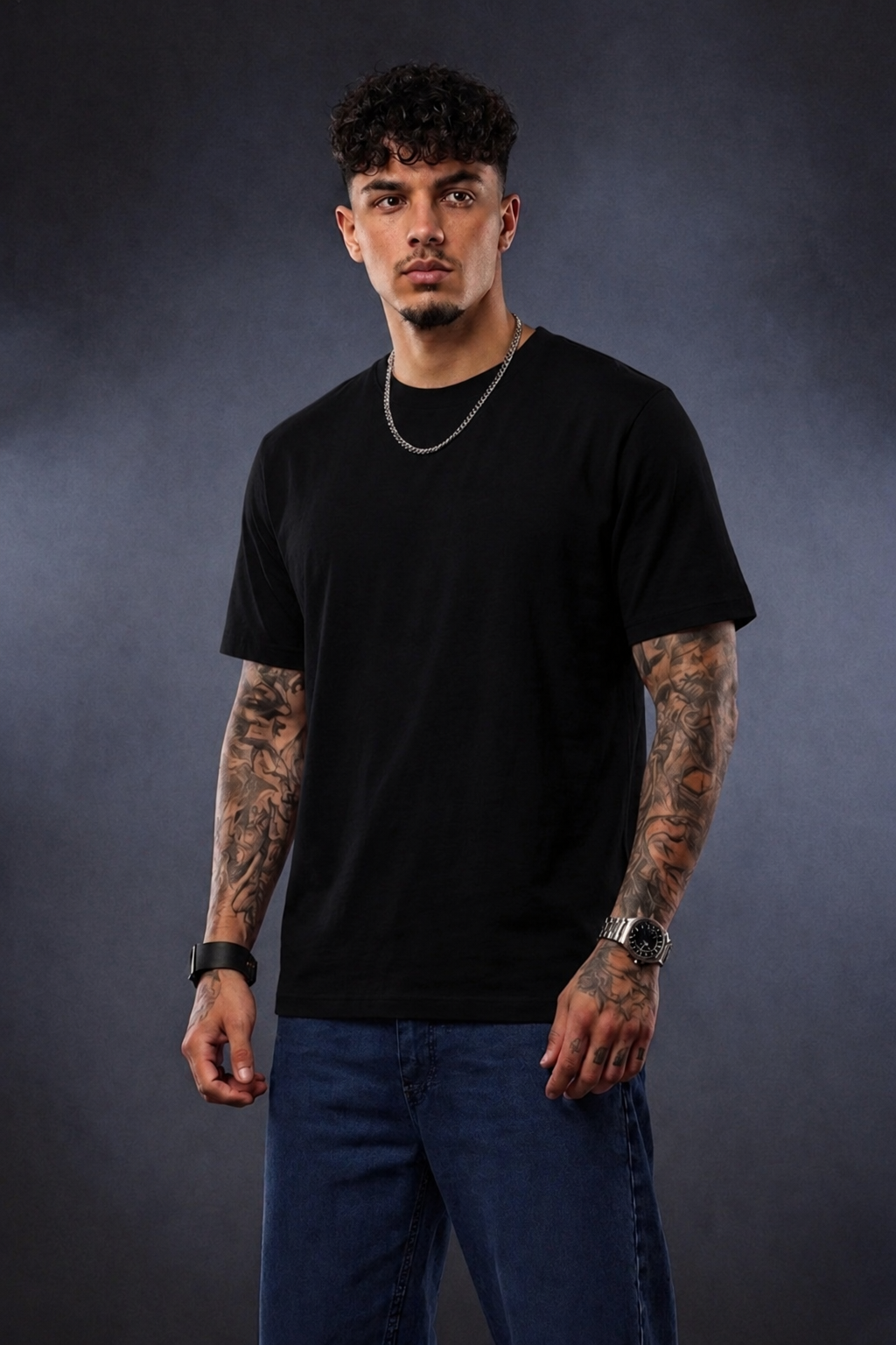 Premium Stretch Cotton T-Shirt for Men – Fit | Bellatins