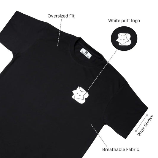 Black Premium Cotton Oversized T-Shirt