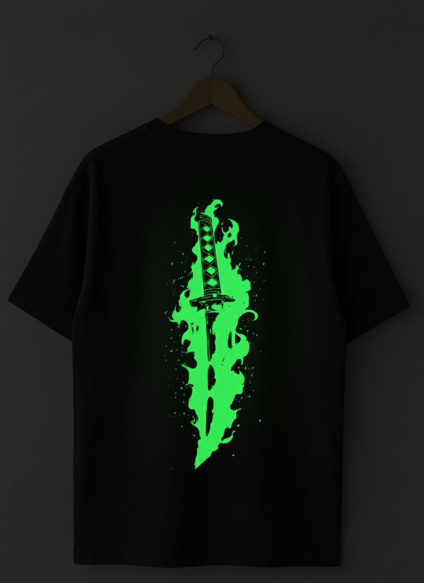 Set Your Heart Ablaze – Glow in Dark Tee