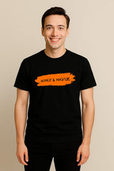 Wake & Hustle – Never Back Down Tee