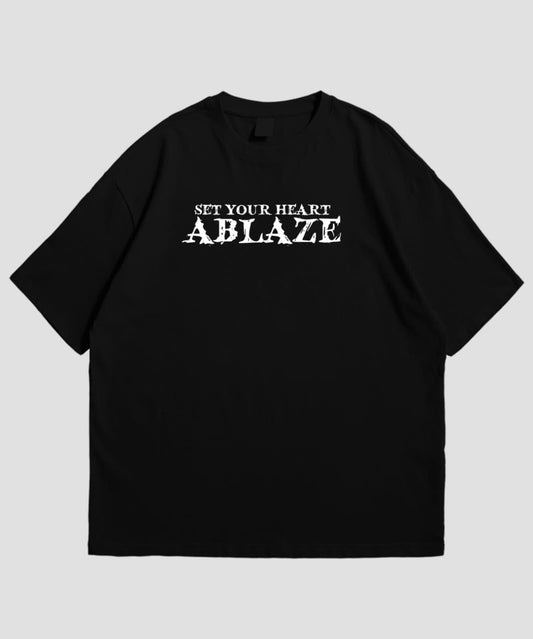Set Your Heart Ablaze – Glow in Dark Tee
