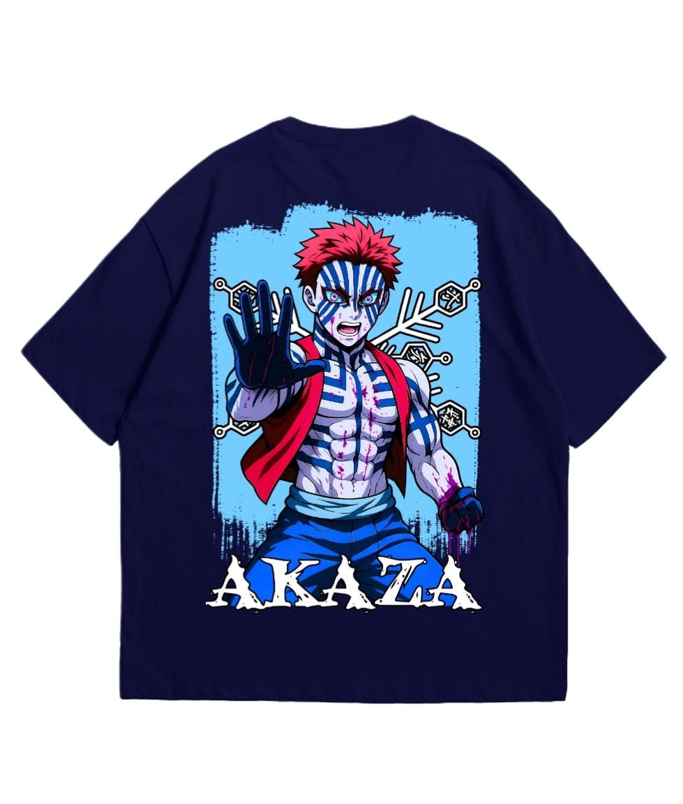 Akaza Demon Slayer Oversized T-Shirt
