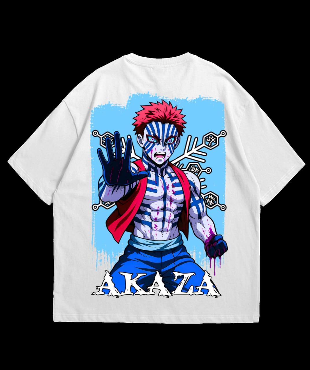 Akaza Demon Slayer Oversized T-Shirt