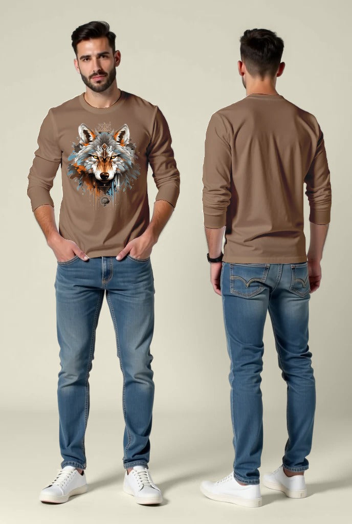 Alpha Wolf Graphic Sweatshirt – Premium Cotton