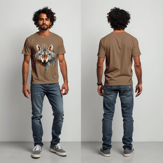 Alpha Spirit Wolf Graphic T-Shirts