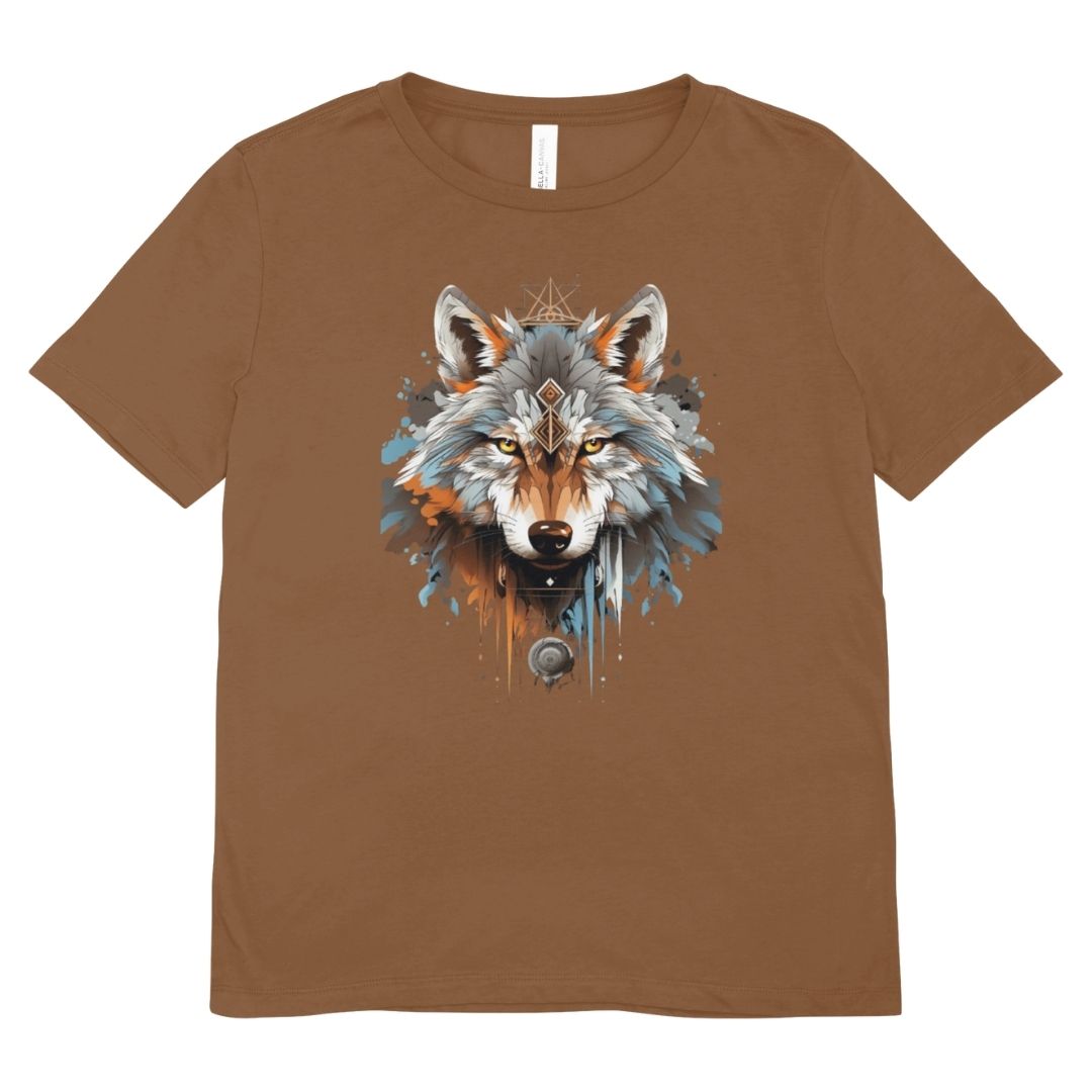 Alpha Wolf Graphic T-Shirt – Premium Cotton, Fearless Style