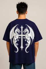 "Twin Fury" Oversized Dragon T-Shirt