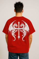 "Twin Fury" Oversized Dragon T-Shirt