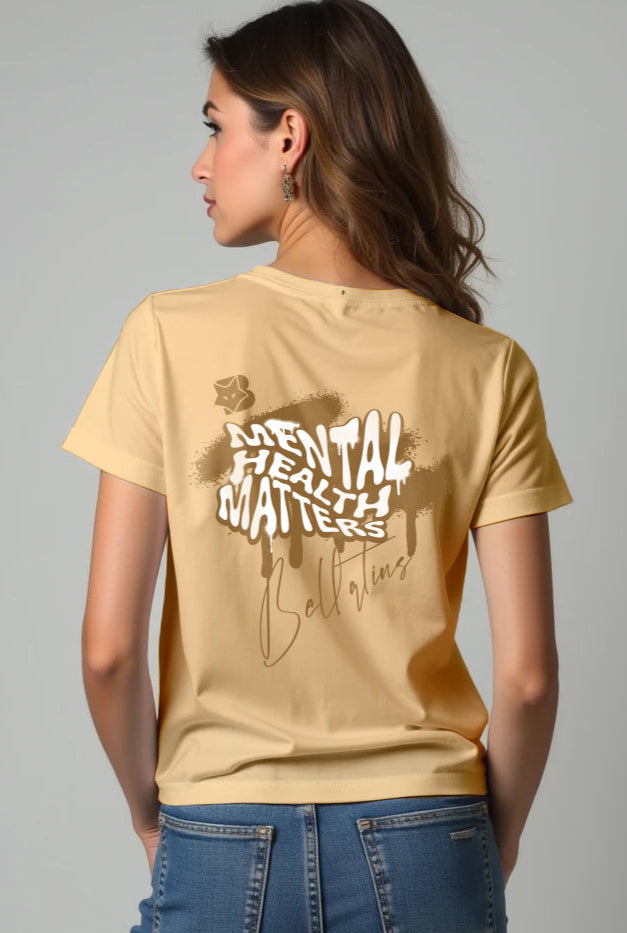 "Mental Health Matters" Oversized Tee - FOR HER