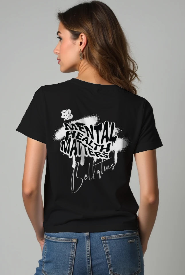 "Mental Health Matters" Oversized Tee - FOR HER