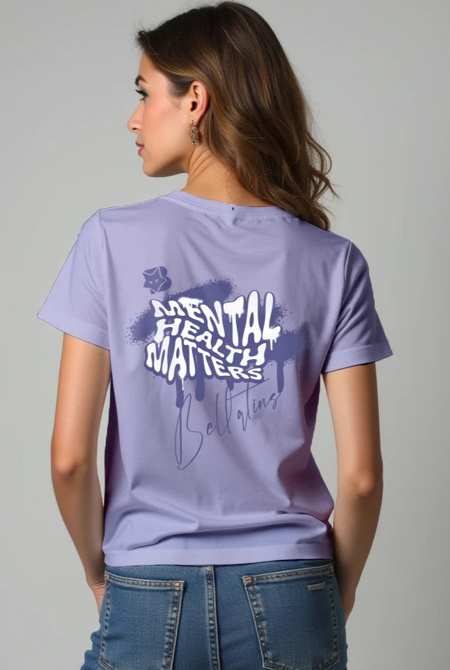 "Mental Health Matters" Oversized Tee - FOR HER