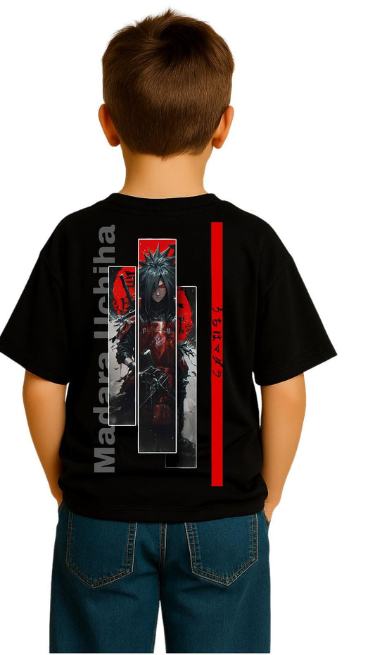 Kids' Naruto Madara Uchiha Graphic T-Shirt