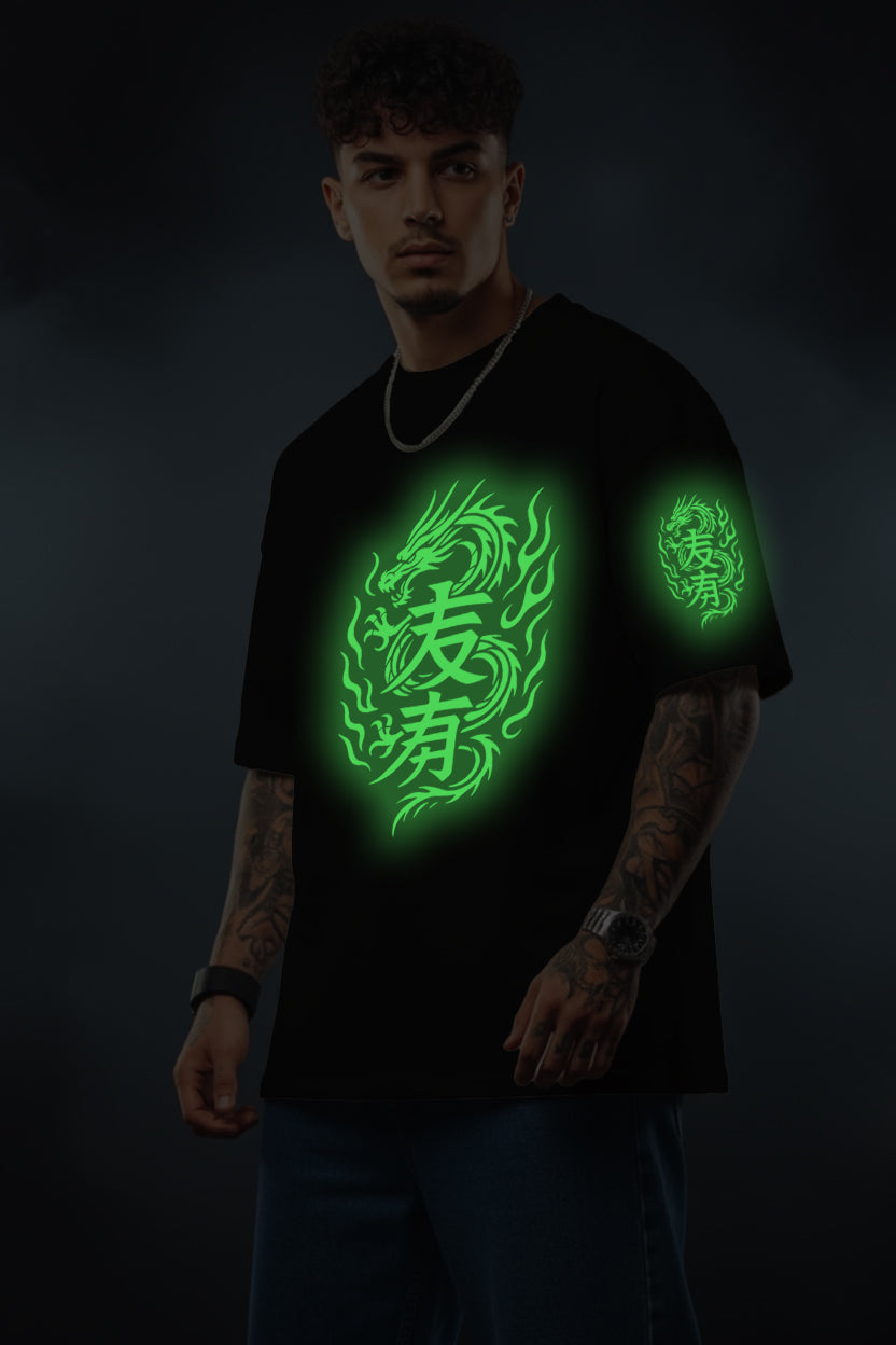 🔥 Glow Dragon T-Shirt – Luminous Streetwear Edition 🔥