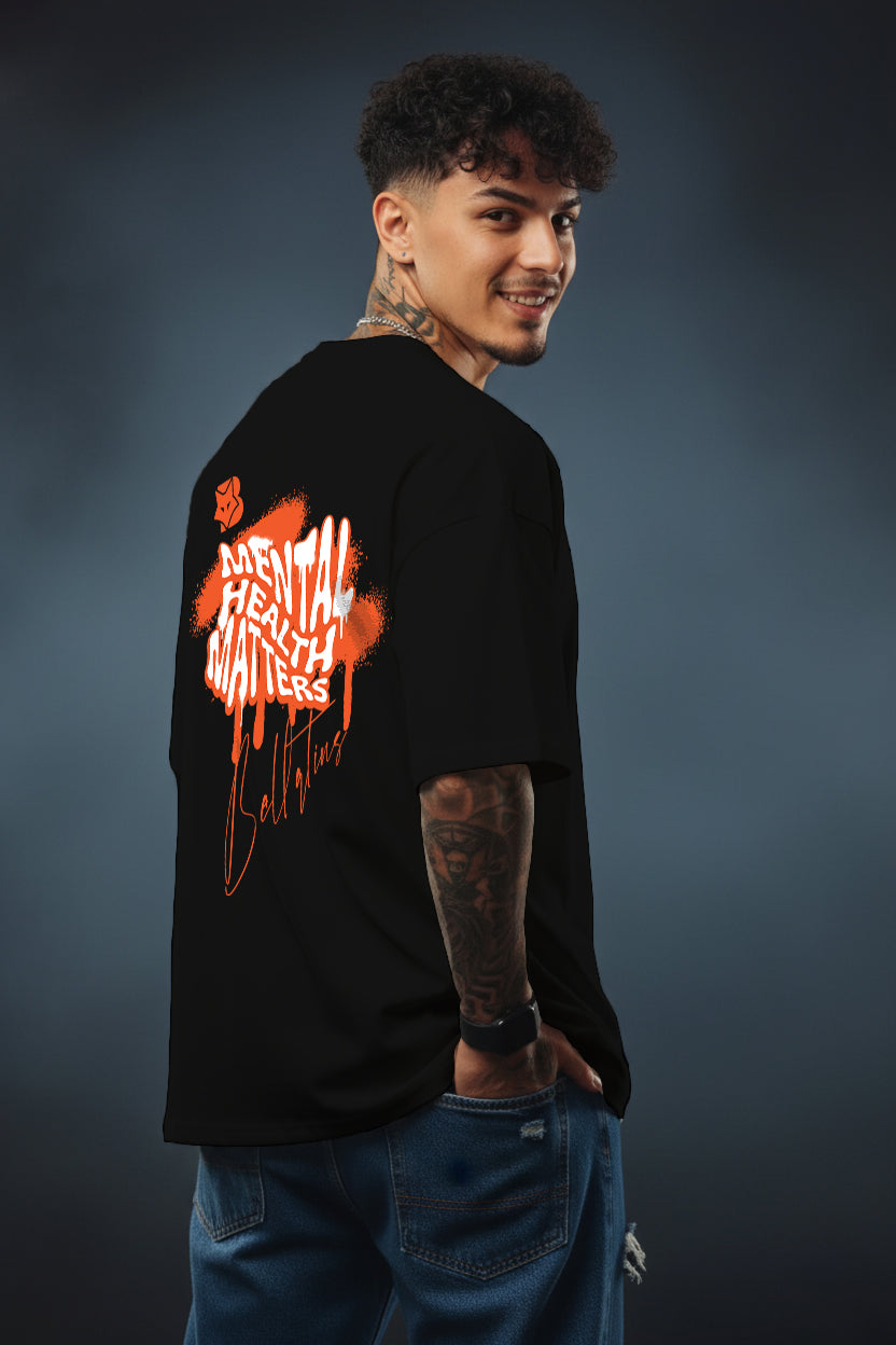 Oversized T-Shirt- Mental Health Matters