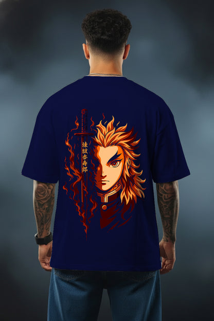 Flame Hashira Oversized T-Shirt – Rengoku Edition