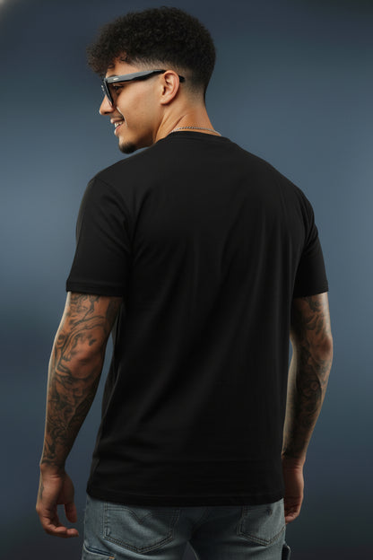Black Premium Cotton Oversized T-Shirt