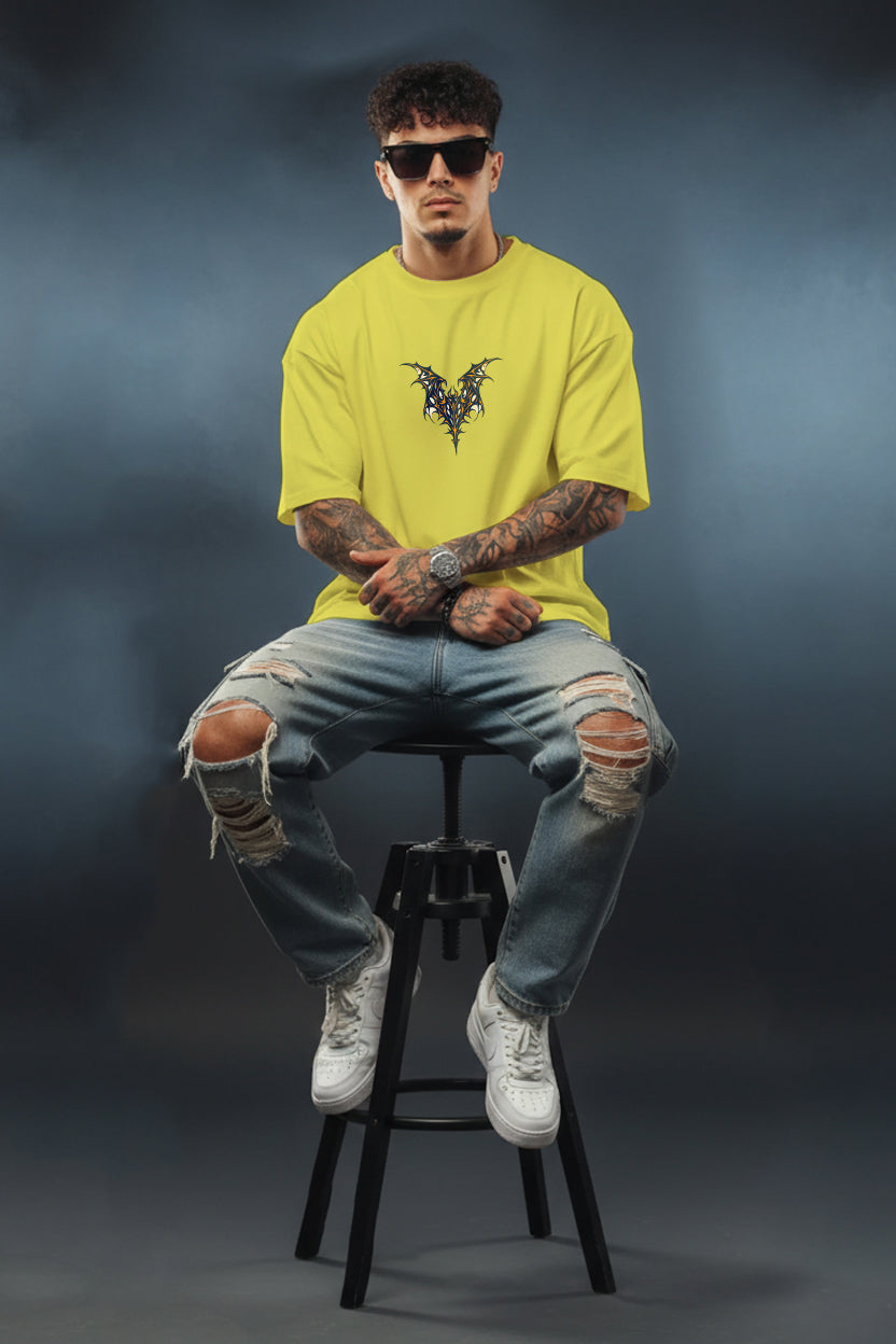 Tribal Wings Oversized Tee