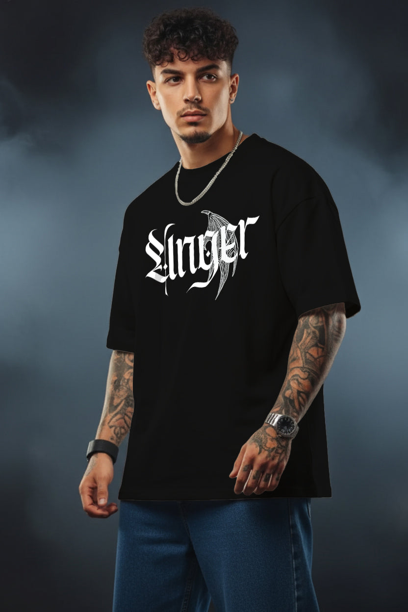 "Twin Fury" Oversized Dragon T-Shirt