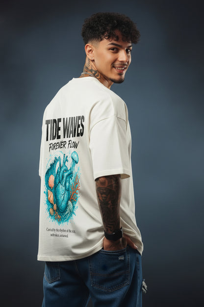 Tide Waves  Oversized T-Shirt