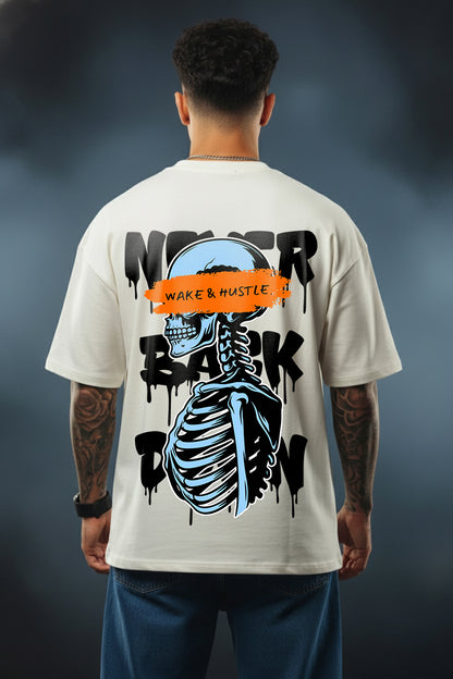 Wake & Hustle – Never Back Down Tee