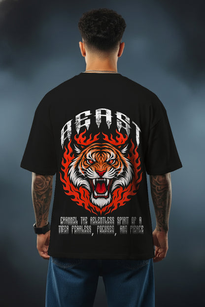 Ember Tiger Oversized T-Shirt