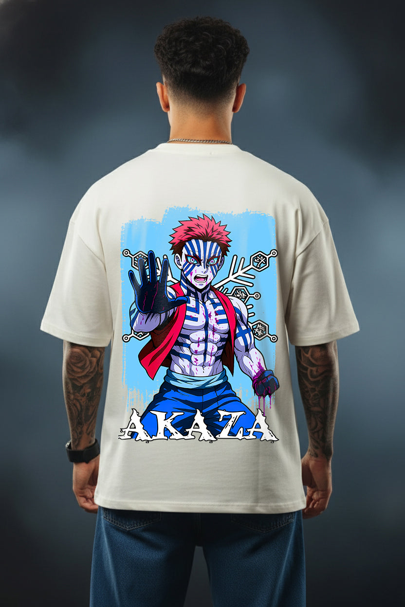 Akaza Demon Slayer Oversized T-Shirt