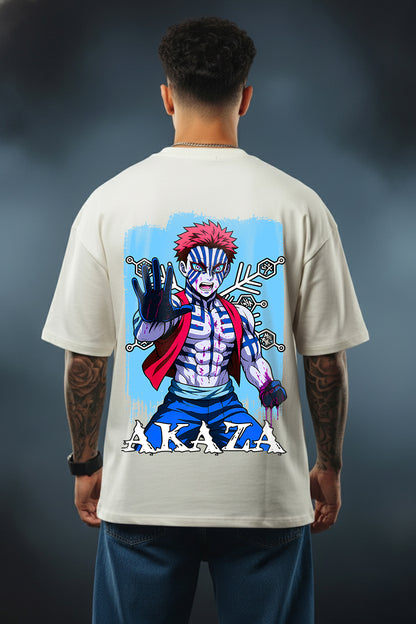 Akaza Demon Slayer Oversized T-Shirt
