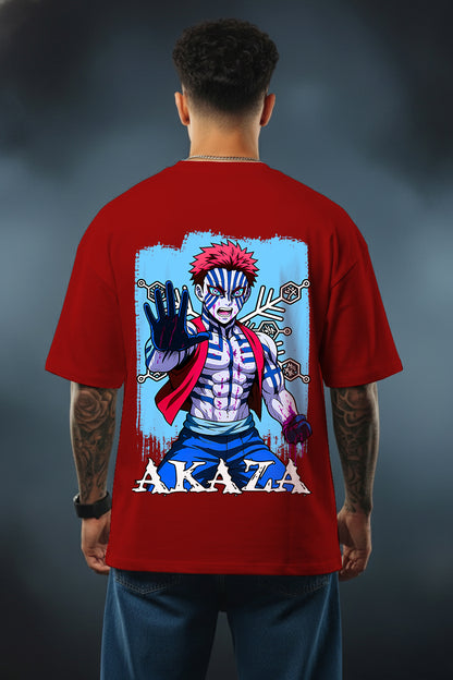 Akaza Demon Slayer Oversized T-Shirt