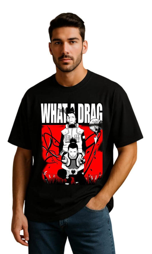 Naruto T-Shirt – Shikamaru “What a Drag” Edition