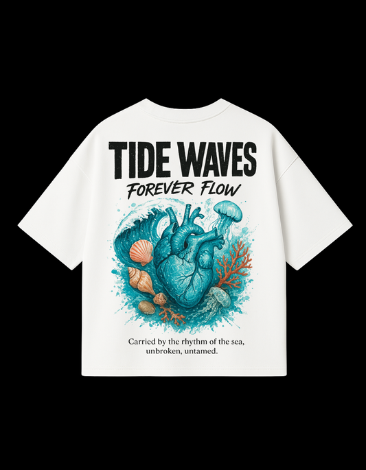 Tide Waves  Oversized T-Shirt