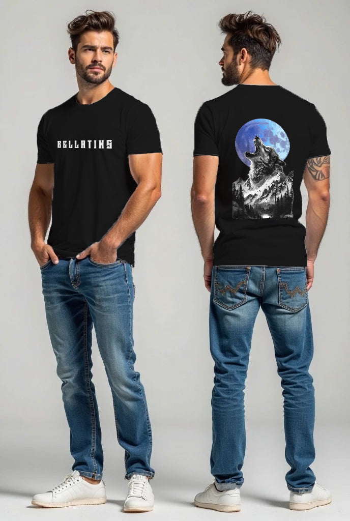 Bellatins Wolf Moon Tee – Unleash the Alpha