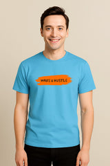 Wake & Hustle – Never Back Down Tee