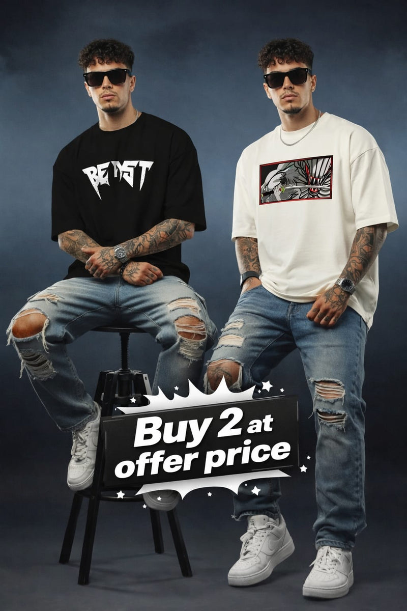 Buy 2 Oversized Tshirts