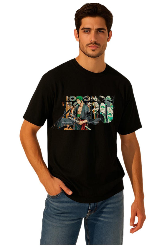 Roronoa Zoro Anime T-Shirt – Dual Graphic Edition
