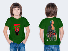 Zoro Samurai Kids T-Shirt - Dual-Side Print